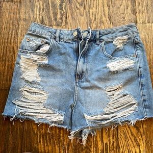 Top shop mom jean shorts